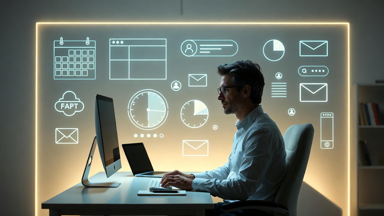 Featured image for the blog 'Time Blocking for Overwhelmed Solopreneurs: How to Build a Fortress Around Your Deep Work' focusing on time blocking for solopreneurs.