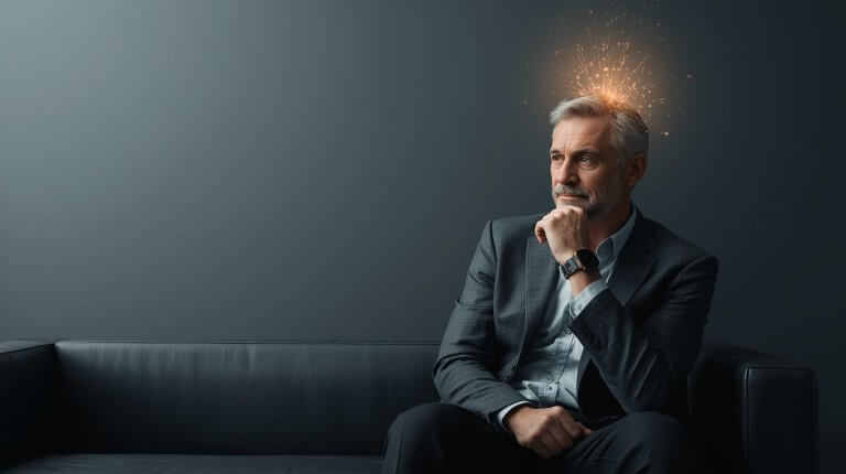 Featured image for the blog 'Lost in the Daily Grind? Use This Exercise to Rediscover Your Business "Why"' focusing on rediscover business purpose.