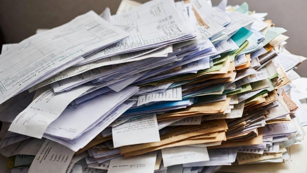 messy quickbooks receipts