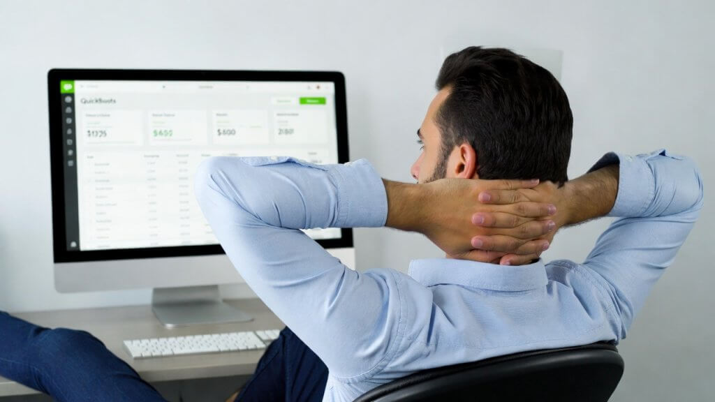business owner after quickbooks setup