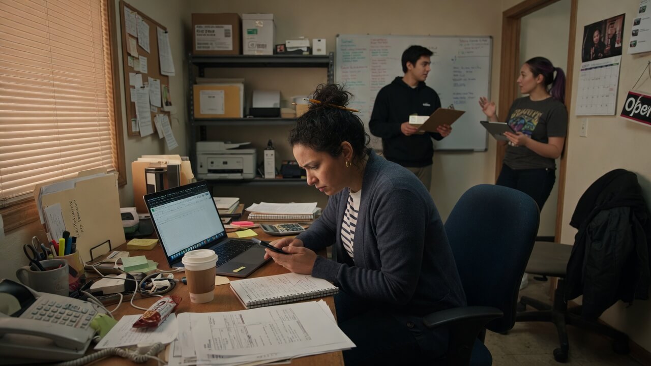 business owner working as the most valuable employee instead of running the business