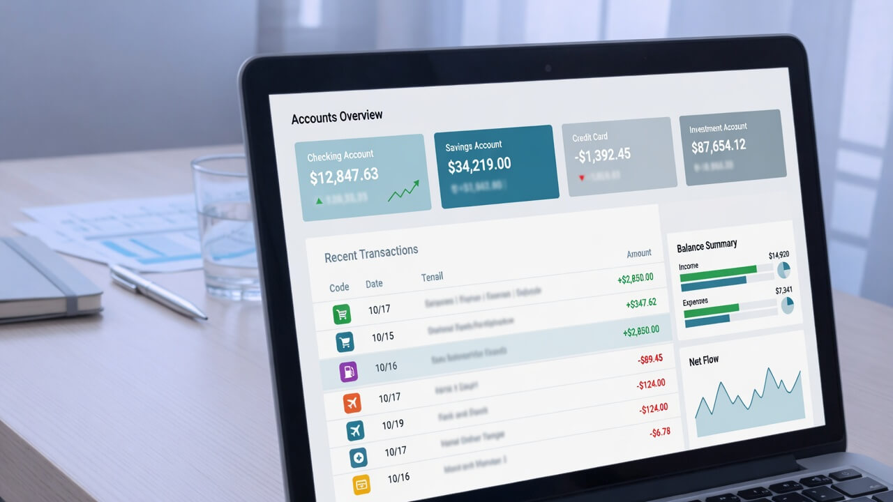 QuickBooks Online dashboard showing clean categorized transactions ready for tax preparation checklist